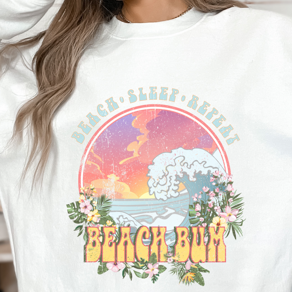 Beach Bum Crewneck Sweatshirt
