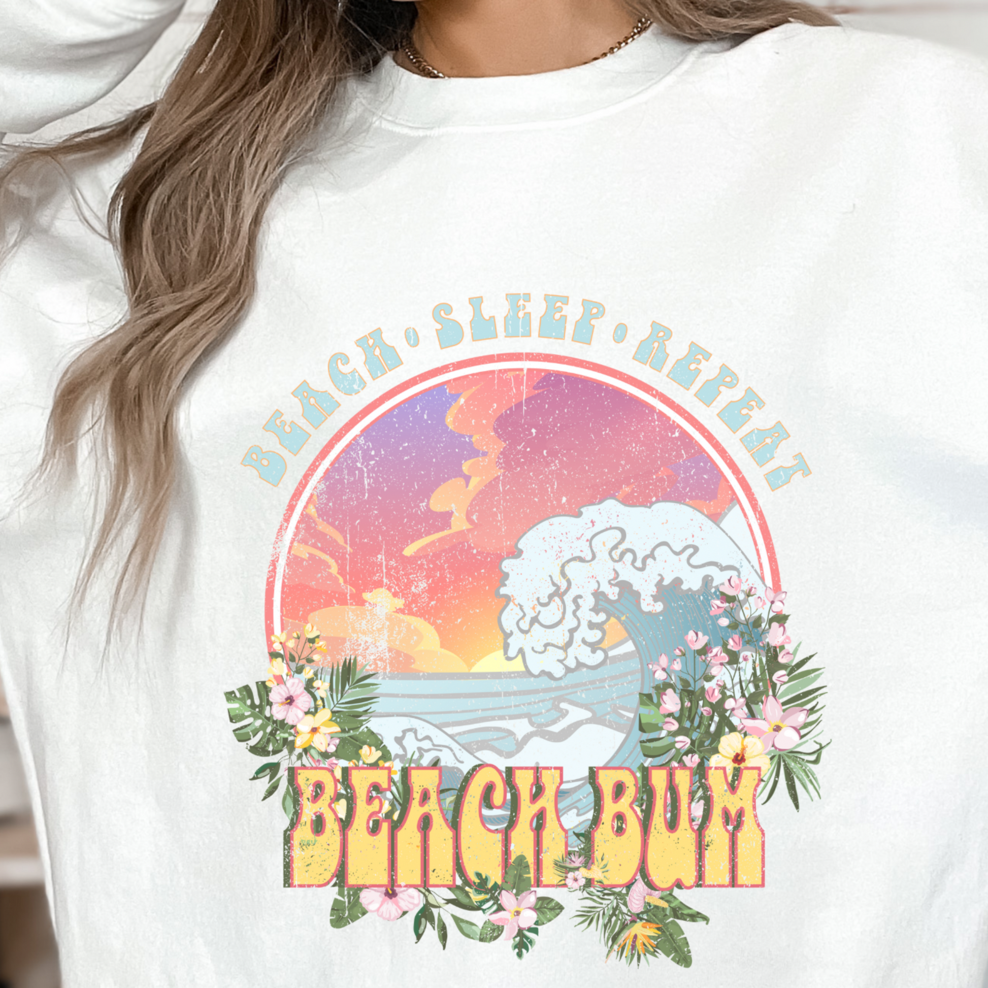 Beach Bum Crewneck Sweatshirt