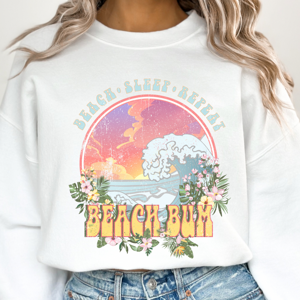 Beach Bum Crewneck Sweatshirt