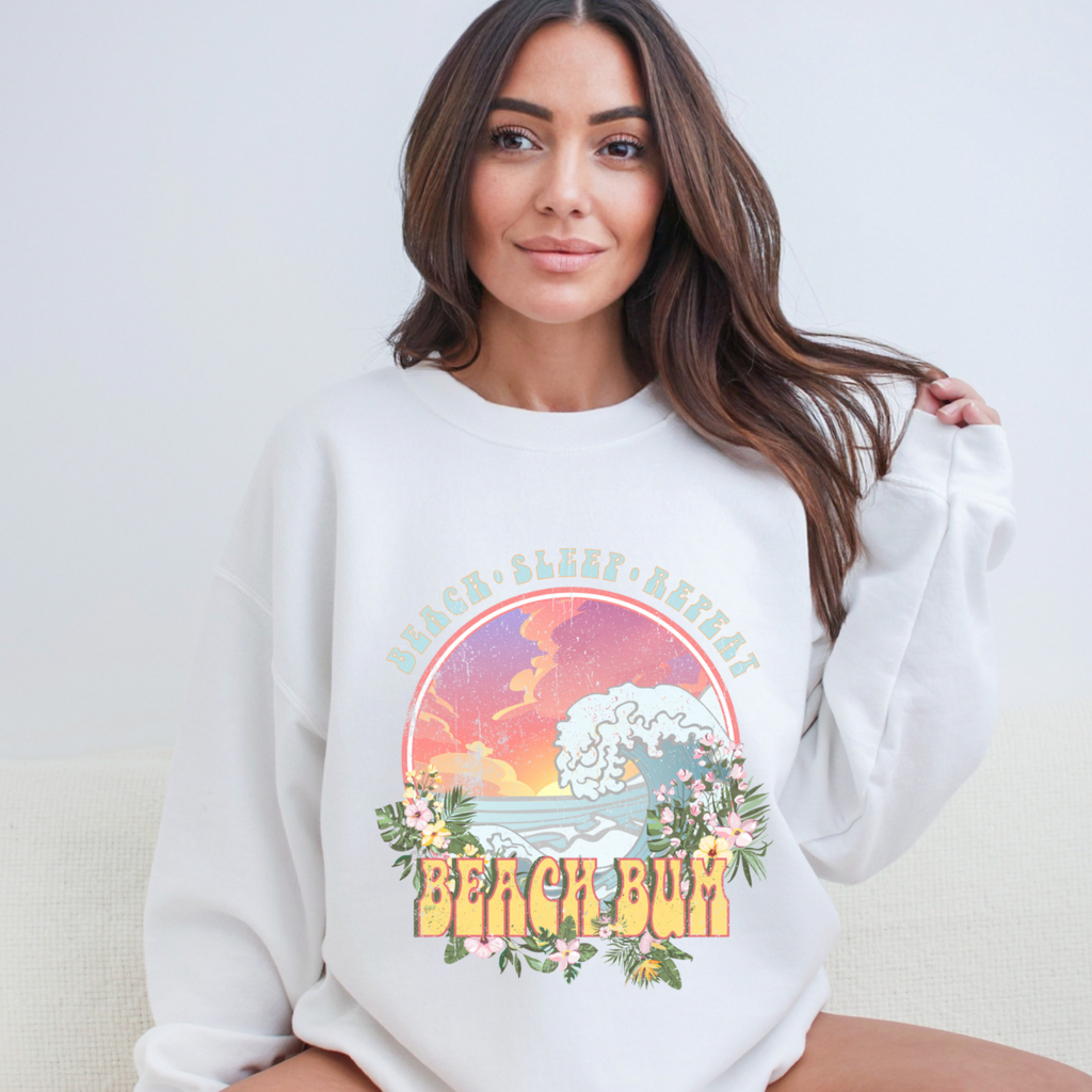 Beach Bum Crewneck Sweatshirt