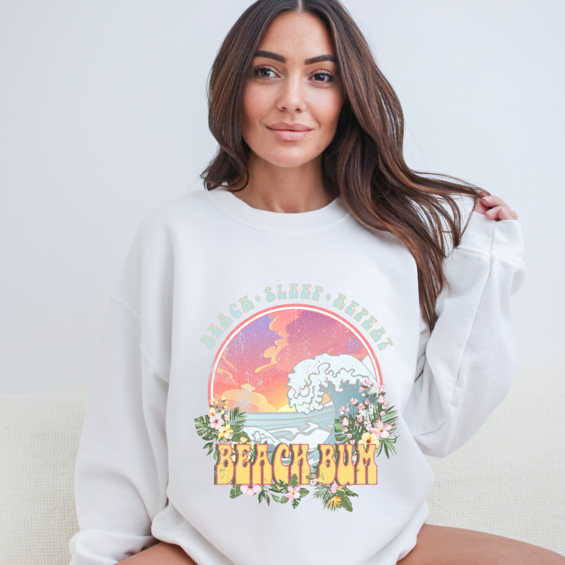 Beach Bum Crewneck Sweatshirt