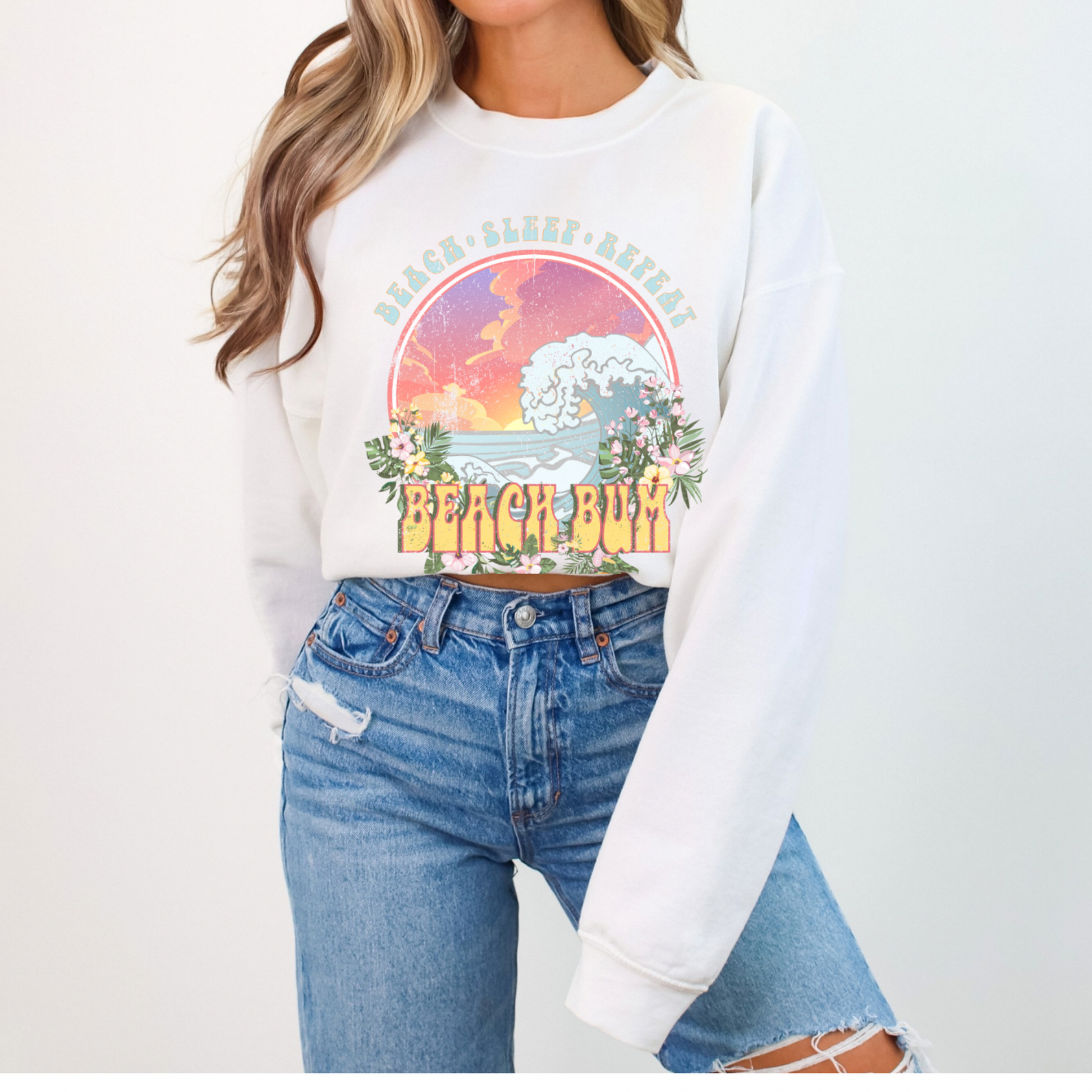 Beach Bum Crewneck Sweatshirt